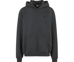 Sweatjacke KARL KANI "Karl Kani KK Kani Zip Hoodie", Herren, Gr. XL, schwarz, 60% Baumwolle, 40% Polyester, Rundhals, Sweatjacken Sweatjacke (25057934-XL) schwarz