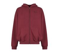 Sweatjacke KARL KANI "Karl Kani KK Small Signature Essential Os Ziphoodie", Damen, Gr. S, rot, 80% Baumwolle, 20% Polyester, ohne Ausschnitt, Sweatjacken Sweatjacke (20842200-S) rot