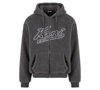 Karl Kani KK Varsity Teddy Zip Hoodie XS Grey