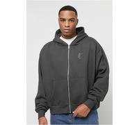 Sweatjacke KARL KANI "Karl Kani OG Full Zip Hoodie", Herren, Gr. L, schwarz, 65% Baumwolle, 35% Polyester, Sweatjacken Sweatjacke (36827137-L) schwarz