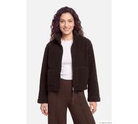 Sweatjacke CARTOON "Damen langarm", Damen, Gr. 42, dunkelbraun, Obermaterial: 100% Polyester, figurumspielend normal, Sweatjacken Sweatjacke (63724252-42) dunkelbraun