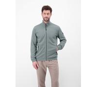 Sweatjacke LERROS, Herren, Gr. XL, storm grau, Web, Obermaterial: 90% Baumwolle, 10% Polyester, unifarben, normal hüftbedeckend, Rundhals, Bündchen, Sweatjacken Sweatjacke, mit Stehkragen (70744135-XL