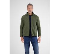 Sweatjacke LERROS, Herren, Gr. M, nordic olive, Fleece, Obermaterial: 100% Polyester, unifarben, hüftbedeckend, Rundhals, elastischer Bund, Sweatjacken Sweatjacke, Polarfleece-Jacke mit Reißverschluss