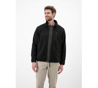 Sweatjacke LERROS, Herren, Gr. XXL, schwarz, Fleece, Obermaterial: 100% Polyester, unifarben, hüftbedeckend, Rundhals, elastischer Bund, Sweatjacken Sweatjacke, Polarfleece-Jacke mit Reißverschluss (9