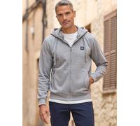 LERROS Hoodie Sweat-Jacke - Platinum Grey Melange XXXL