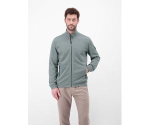 Sweatjacke LERROS "Jacke aus Baumwollmix mit Taschen", Herren, Gr. 3XL, storm grau, 90% Baumwolle, 10% Polyester, Sweatjacken Sweatjacke (83453739-XXXL) storm grau