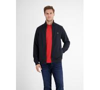 Sweatjacke LERROS "LERROS Herren Sweatjacke in sportiver Struktur", Herren, Gr. XXL, blau (classic navy), 83% Baumwolle, 16% Polyester, 1% El, Sweatjacken Sweatjacke (56389405-XXL) classic navy