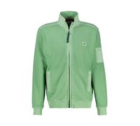 LERROS Sweatjacke in Zig-Zag-Struktur - Sage Green XXXL