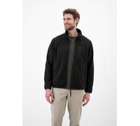 Sweatjacke LERROS, Herren, Gr. XL, schwarz, Fleece, Obermaterial: 100% Polyester, unifarben, hüftbedeckend, Rundhals, elastischer Bund, Sweatjacken, Polarfleece-Jacke mit Reißverschluss (91272855-XL) 