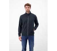 Sweatjacke LERROS "SELA", Herren, Gr. XXL, weiß (classic navy), Sweatware, Obermaterial: 90% Baumwolle, 10% Polyester, unifarben, regular fit taillenbedeckt, ohne Ausschnitt, Bündchen, Sweatjacken Swe