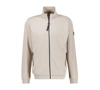 LERROS Sweatjacke mit Zippertaschen - Große Größen - Broken White Melange 3XL