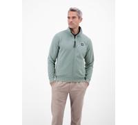 LERROS Sweatjacke aus atmungsaktivem Baumwollmischgewebe - Storm Grey XXXL