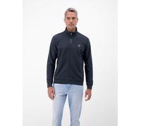 Sweatjacke LERROS "Sweatjacke aus Baumwollmix", Herren, Gr. XL, schwarz (classic navy), 85% Baumwolle, 12% Polyester, 3% Elasthan, Sweatjacken Sweatjacke (95531814-XL) classic navy