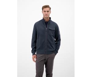 Sweatjacke LERROS "Sweatjacke für Herren, modisch-sportiv", Herren, Gr. M, classic navy, 70% Baumwolle, 30% Polyester, Sweatjacken Sweatjacke (60551314-M) classic navy