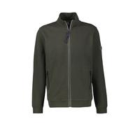 Sweatjacke LERROS "Sweatjacke in den Grössen 3XL bis 6XL", Herren, Gr. 3XL, grün (nordic olive), 90% Baumwolle, 10% Polyester, Sweatjacken Sweatjacke (45795632-XXXL) nordic olive