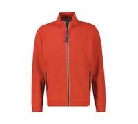 Sweatjacke LERROS "Sweatjacke in den Grössen 3XL bis 6XL", Herren, Gr. 3XL, rot (scandinavian rot), 90% Baumwolle, 10% Polyester, Sweatjacken Sweatjacke (53472802-XXXL) scandinavian rot
