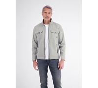 Sweatjacke LERROS "Sweatjacke mit cleaner Optik aus weichem Baumwollmix", Herren, Gr. M, platinum grau melange, 50% Baumwolle, 50% Polyester, Sweatjacken Sweatjacke (53079205-M) platinum grau melange