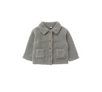 Sweatjacke LILIPUT, Mädchen, Gr. 62/68, grau, 100% Polyester, unifarben, normal, Sweatjacken Sweatjacke, aus super weichem Bouclefleece (13138930-62) grau