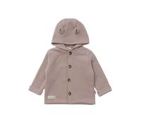 Sweatjacke LILIPUT, Mädchen, Gr. 68, braun, 80% Baumwolle, 20% Polyester, unifarben, ohne Ausschnitt, Sweatjacken Sweatjacke, mit niedlichen Teddyohren an der Kapuze (93098221-68) braun