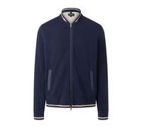 Sweatjacke MAERZ MUENCHEN "Maerz Muenchen 636801 Sweatjacke Herren Bekleidung", Herren, Gr. 48, blau, 93% Baumwolle, 7% Elasthan, Sweatjacken Sweatjacke (28436602-48) blau