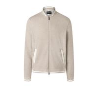 Sweatjacke MAERZ MUENCHEN "Maerz Muenchen 636801 Sweatjacke Herren Bekleidung", Herren, Gr. 50, beige, 93% Baumwolle, 7% Elasthan, Sweatjacken Sweatjacke (95604654-50) beige