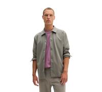Sweatjacke MARC O'POLO "aus reiner Bio-Baumwolle", Herren, Gr. M, grau (graphite dust), Obermaterial: 68% Baumwolle, 17% Polyester, 15% Elasthan, unifarben, regular fit, Manschette, Sweatjacken Sweatj