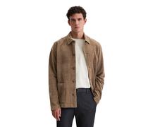 Sweatjacke MARC O'POLO "aus schwerem Bio-Baumwoll-Cord", Herren, Gr. M, pavestone, Obermaterial: 100% Baumwolle, unifarben, regular fit, Sweatjacken Sweatjacke (88898864-M) pavestone