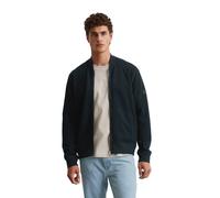 Marc O'Polo Regular Fit Sweatjacke aus reiner Baumwolle in Marine, Größe M