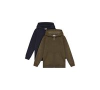 Sweatjacke MINYMO "Trainingsjacke MISweat Jacket", Jungen, Gr. 140, grün (schwarz olive), Obermaterial: 60% Baumwolle CO. 40% Polyester PES., Sweatjacken Sweatjacke (97864118-140) schwarz olive