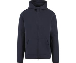 Sweatjacke MISTERTEE "MisterTee Basic Hooded Zipper", Herren, Gr. M, blau (dunkelblau), 80% Baumwolle, 20% Polyester, unifarben, Rundhals, Sweatjacken Sweatjacke (98004662-M) dunkelblau