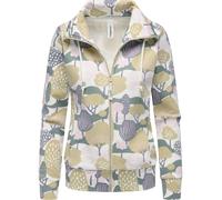Sweatjacke mit Allover-Print "Ronette Print" Ivory XXL