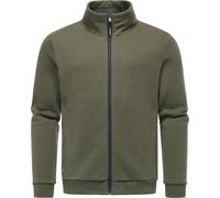 Sweatjacke mit hohem Kragen "Jettrys" Dark Olive XXL