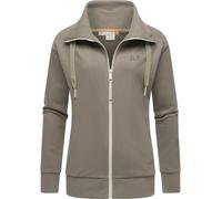 Sweatjacke mit hohem Kragen "Shocky" Mocca24 5XL