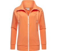 Sweatjacke RAGWEAR "Shocky" Gr. 5XL (50), orange (pfirsich) Damen Sweatjacken (14784059-5XL) pfirsich
