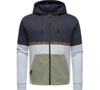 Sweatjacke mit Kapuze" Blocky" Navy S