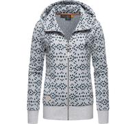 Sweatjacke mit Kapuze "Cinda Zip" Light Grey M