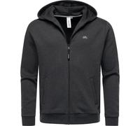 Sweatjacke mit Kapuze "Natten EMB" Dark Grey S