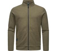 Sweatjacke mit Stehkragen "Carlow" Olive M