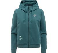 Sweatjacke mit Stickereien "Parya Embro" Ocean Green L