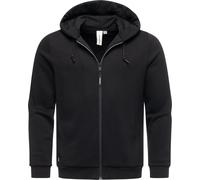Sweatjacke mit verstellbarer Kapuze "Wernons" Black M