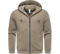 Sweatjacke mit verstellbarer Kapuze "Wernons" Dusty Olive XXL