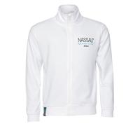 Sweatjacke NASSAU BEACH "NB231031", Herren, Gr. 54 (XL), weiß, 60% Baumwolle / 40% Polyester, Sweatjacken (28513138-XL) weiß
