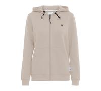 Sweatjacke NORTH BEND "Sweatjacke NBTara", Damen, Gr. 36, grau (dove), Obermaterial: 78% Polyester PES. 17% Viskose CV. 5% Elasthan EL., Sweatjacken Sweatjacke (55211809-36) dove