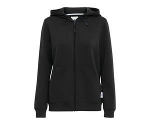Sweatjacke NORTH BEND "Sweatjacke NBTara W", Damen, Gr. 36, schwarz, Obermaterial: 78% Polyester PES. 17% Viskose CV. 5% Elasthan EL., Sweatjacken Sweatjacke (38146728-36) schwarz