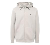 Sweatjacke NORTH BEND "Sweatjacke NBTaro", Herren, Gr. S, grau (dove), Obermaterial: 78% Polyester PES. 17% Viskose CV. 5% Elasthan EL., Sweatjacken Sweatjacke (49369739-S) dove