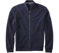 Sweatjacke OLYMP, Herren, Gr. XXL, marine, Sweatware, Obermaterial: 100% Baumwolle, regular fit, Sweatjacken Sweatjacke, regular fit, basic, Stehkragen (42159235-XXL) marine