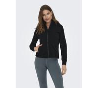 Only Play Sweatjacke Melina – Reißverschluss, hoch geschlossener Ausschnitt – Schwarz XL