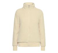 Sweatjacke OXMO "Bomberjacke OXAnneka", Damen, Gr. XXL, weiß (cloud dancer), Obermaterial: 100% Polyester PES., Casual, Jacken Sweatjacke (76597631-XXL) cloud dancer