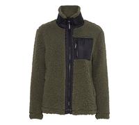 Sweatjacke OXMO "Fleecejacke OXEllin", Damen, Gr. L, grün (dusty olive), Obermaterial: 100% Polyester PES., Casual, Jacken Sweatjacke (59821466-L) dusty olive