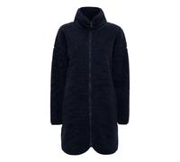 Sweatjacke OXMO "Kurzmantel OXTova", Damen, Gr. S, blau (total eclipse), Obermaterial: 100% Polyester PES., Jacken Sweatjacke (50969630-S) total eclipse